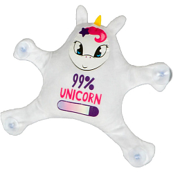 Автоигрушка на присосках «99% Unicorn», единорог