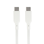 Кабель Type-C <--> Type-C 1.0м QUMO белый, 60W