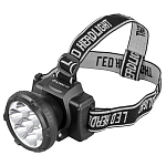 Фонарь налобный ULTRAFLASH LED5362 черный, бокс (аккум.)