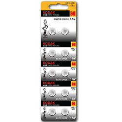 Элемент питания KODAK SG1 (364) SR621, SR60 MAX Silver Oxid Button Cell (10/100/2000)