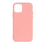 Силиконовый чехол STR для iPhone 13 тонкий (бледно-розовый)
