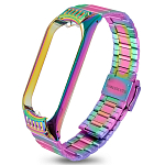 Металлический ремешок ISA для Mi Band 5 Milanese хамелеон (colorful) #14