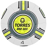 Мяч футбольный TORRES BM 300, F323654, машинная сшивка, 32 панели, р. 4, TPU
