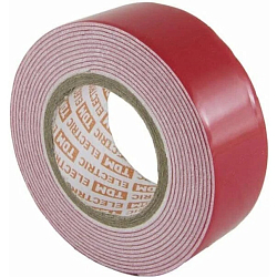 Клейкая лента 2-х сторонняя TDM 19мм*5м, вспененная клейкая лента (1/100)