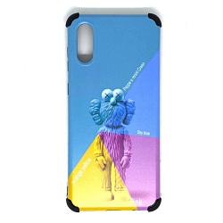 Задняя накладка NONAME для Samsung Galaxy A02 с усилиными краями , рисунок микс