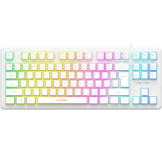 Клавиатура JETACCESS RAINBOW PANTEON M170 белая