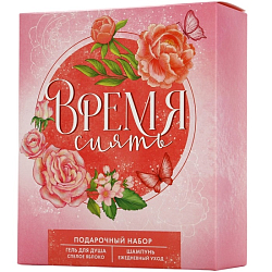 Подарочный набор ЧИСТОЕ СЧАСТЬЕ «8 Марта»: гель и шампунь для волос 10153799