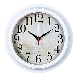 Часы настенные БЮРОКРАТ WALLC-R80P D21см белый