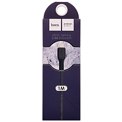 Кабель USB <--> Lightning 1.0м HOCO X20 чёрный