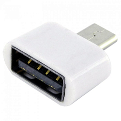 Переходник OTG microUSB WALKER №02 пластиковый