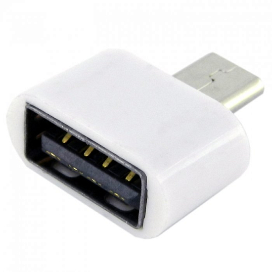 Переходник OTG microUSB WALKER №02 пластиковый