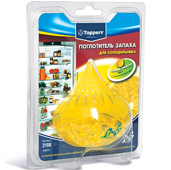 Поглотитель запаха для холодильника гелевый TOPPERR 3108, "Лимон"