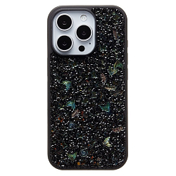 Задняя накладка PC097 POSH SHINE для iPhone 16 Pro (black) (237458)