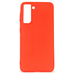 Силиконовый чехол XIVI для SAMSUNGGalaxy S21 Plus, Silicon Case, сиилкон, матовый, №4, морковный