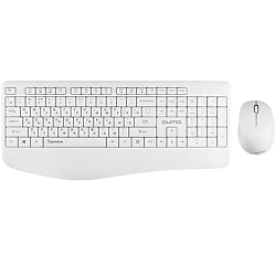 Клавиатура+мышь БП QUMO Space K57/M75 белый