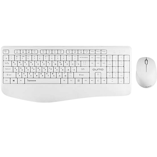 Клавиатура+мышь БП QUMO Space K57/M75 белый