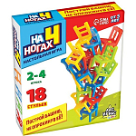 Настольная игра «На 4 ногах», 18 стульев, 8 цветов, 2-4 игрока, 5+