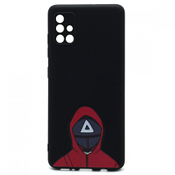 Силиконовый чехол SQUID GAME 2 для Samsung Galaxy A51 (001)