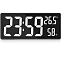 Часы настенные LED Wall Clock DS-3810L Белый (пульт)
