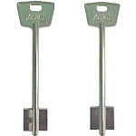 Заготовка ключа Карат-2 100*18*15 мм, лат., лит., бел.