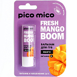 Бальзам для губ PICO MICO питание и увлажнение, с ароматом манго 3.5 г