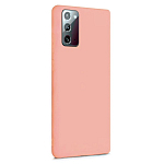 Cиликоновый чехол NONAME для Samsung Galaxy Note 20 (Розовое золото), матовый