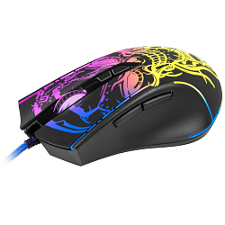 Мышь DEFENDER GM-928, Bulletstorm, чёрный, рисунок