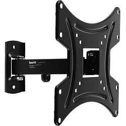 Кронштейн BURO FL1S черный 20"-48" макс.15кг настенный поворотно-выдвижной и наклонный