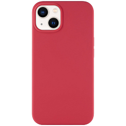 Силиконовый чехол SILICONE CASE для iPhone 13 красный (14)