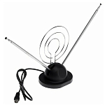 Антенна комнатная ЭФИР SE-280 ДМВ+МВ пассивная с кольцом