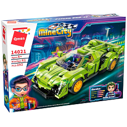 Конструктор QMAN "Гонки-ралли: Автомобиль Пойсон" (292 дет., 1 фигурка)