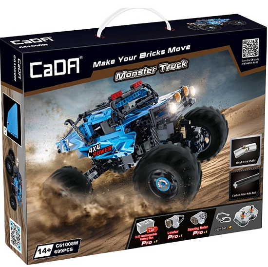 Конструктор CADA радиоуправляемый «Монстртрак», 699 деталей 9159541