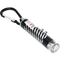 Лазерная указка «Мастер К», с карабином, 2 LED, 7×1.5 см