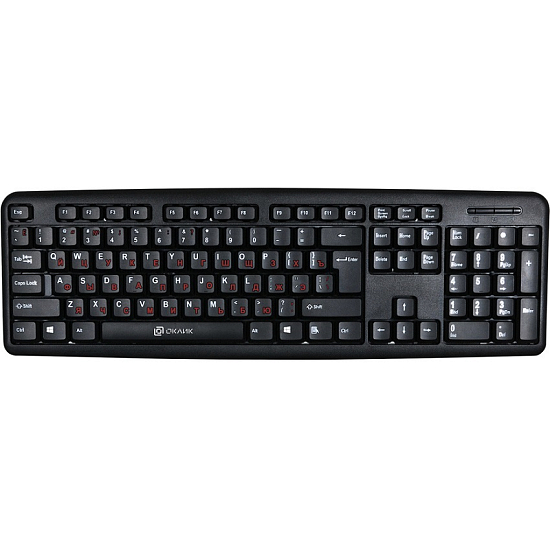 Клавиатура OKLICK 90MV2 черный USB