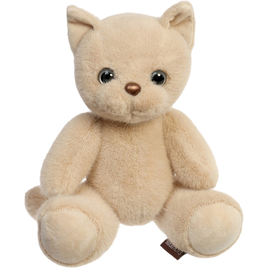 Мягкая игрушка MaxiToys «Котик», бежевый, 20 см 10941692