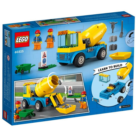 Конструктор LEGO City 60325 Бетономешалка