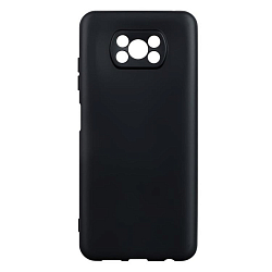 Силиконовый чехол ISA для Xiaomi Poco X3 Pro TPU 1.0mm матовый черный