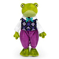 Мягкая игрушка Жорик Кваковский в комплекте с жаккардовым жилетом , 16 см (Kva16-03)
