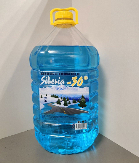 Жидкость незамерзающая ЗИМНЯЯ "SIBERIA" -30*  (-30)