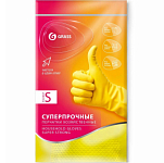 Перчатки латексные GRASS Желтый СуперПрочные(S) IT-0740