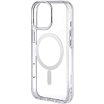 Силиконовый чехол HOCO MagSafe для iPhone 16 Pro прозрачный