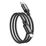 Кабель Lightning <--> Type-C  1.0м HOCO X89 Wind, черный, PD20Вт