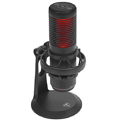 Игровой стрим микрофон T-LINE Pulsar GMC USB, RGB, провод 2м, черный (1/18)