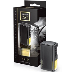 Ароматизатор AREON CAR box BLACK STYLE GOLD