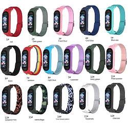 Нейлоновый ремешок ISA для Mi Band 3/4/5/6 Nylon #4318 Розовый