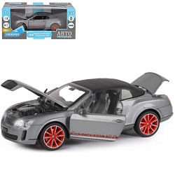 Машина металлическая BENTLEY Continental Supersports ISR 1:24,открываются двери, капот, багажник, свет,звук