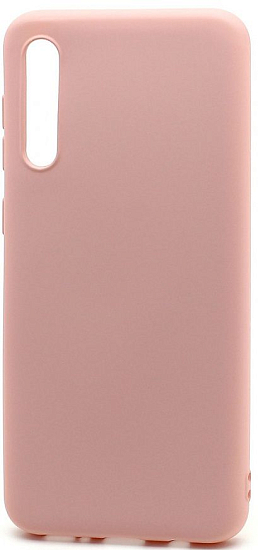Задняя накладка Silicone Case NEW ERA для Samsung Galaxy A50/A30S/A50S светло розовый
