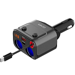 Разветвитель прикуривателя MIVO MU-203 черный