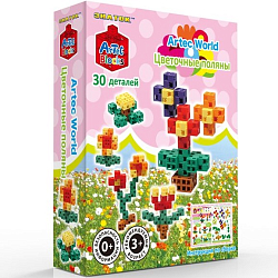 Конструктор ЗНАТОК ARTEC World "Цветочные поляны" коробка 30дет.