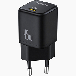 Сетевое ЗУ 1Type-C BASEUS P10176800123-00, черный, 45W